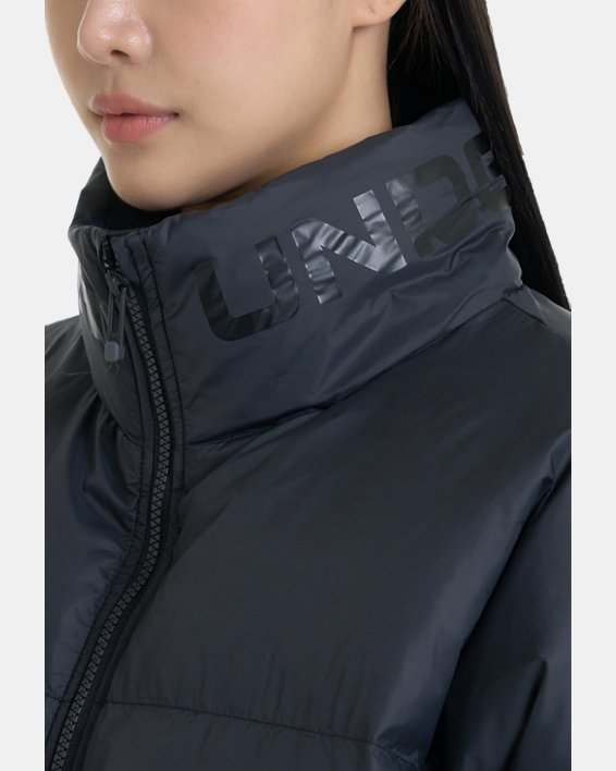 여성 ColdGear® Infrared 다운 푸퍼 재킷 in Black image number 7